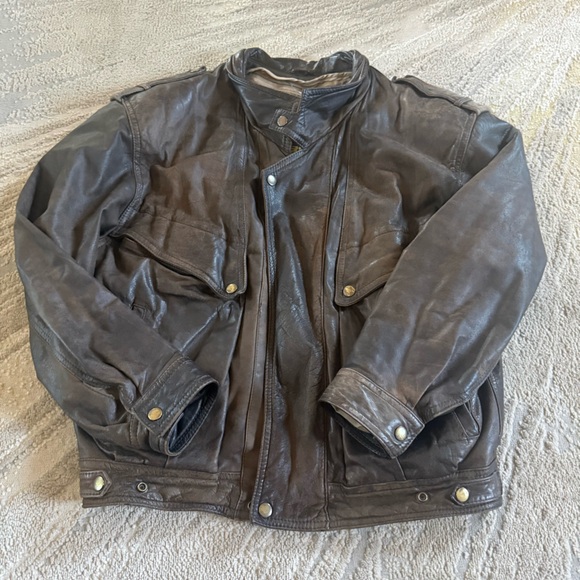 Vintage Adventure Bound brown Jacket lined thinsulate insulated heavy medium